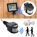 Miniatyrbillede 4 af 5: 3 Bevægelsessensorer Sort Bevægelsessensor Switch PIR Udendørs Lys DC 12V Bevægelsessensor PIR Sensor