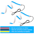 Miniatyrbillede 3 af 5: 60cm Ultra Tynd Bil Blød Rør LED Strip Dagkørelys Blinklys