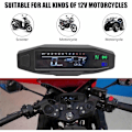 Miniatyrbillede 3 af 5: Universal Motorcykel Digital Tacho Karburator LCD Display Digital Speedometer Odometer med Sensor HIASDFLS