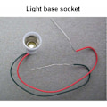 Miniatyrbillede 2 af 5: E10 LED-lamper Skruebase Små stearinlys pærer Montering Små pærer Base Lysholder med ledning Sokkelbase til Hjemmeeksperiment Elektrisk kredsløb Test