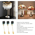 Miniatyrbillede 2 af 5: 3 stk. Træk-kædekontakt, 3 hastigheder ​​4-tråds loftsventilator lyskontakt til loftsventilator lampe væglampe (Guld)