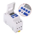 Miniatyrbillede 1 af 3: Programmerbar digital timer, digital timer, LCD-skærm, ugentlig digital timer med programmering, DIN-skinne programmerbar digital timer (220V)