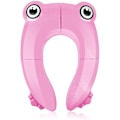 Miniatyrbillede 1 af 5: Foldbar Toiletstol til Børn, Bærbar Toilettræningstol til Børn, Rejsepottetræner til Småbørn med Opbevaringspose, Pink Frø