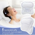 Pikkukuva 3 / 5: Ergonominen ylellinen kylpytyyny, jossa on 4D Air Mesh -teknologia ja 6 imukuppia, tukee päätä ja selkää, sopii kaikkiin kylpyammeisiin, porealtaisiin ja koti-kyliin（444