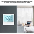 Miniatyrbilde 3 av 5: Programmerbar termostat, høy presisjon stor LCD-skjerm termostat, for stue, soverom, spisestue, AC230V