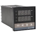Miniatyrbilde 2 av 5: PID REX-C100 kjeletermostat 40A Solid state relay K Termoelement GD