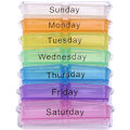 Miniatyrbillede 3 af 5: SODIAL(R) Medicin Ugentlig Pille Opbevaring 7 Dage Tablet Sorter Boks Beholder Etui Organizer