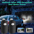 Miniatyrbild 2 av 5: 3 st. fjärrkontroll för Linear Multicode garageportöppnare 3089, 308911, MCS308911, 10 Dip-omkopplare 300MHz