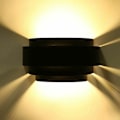 Miniatyrbillede 3 af 4: Indendørs væglampe LED væglampe Moderne sort Downlighter Dekorationslys til stue soveværelse gang, varm hvid (pære inkluderet)