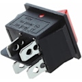 Miniatyrbillede 5 af 5: SODIAL(R) 2 stk. KCD4 DPST ON-OFF 4-bens båd vippekontakt 15A/20A AC 250V/125V