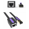 Miniatyrbillede 5 af 5: 3m Cat7 RJ45 Ethernet-kabelforlænger, højhastigheds Ethernet-forlængerkabel - 10 Gbps, RJ45 han til hun netværkskabel, Cat7 Lan afskærmet RJ45-ledning