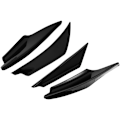 Miniatyrbild 1 av 5: 4 st/set Diffuser Spoiler Kit för bilens sidobumper Canards Fins Splitter Universal Svart