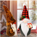 Miniatyrbilde 4 av 5: Pynt, Håndlaget Svensk Nisse, Heklet Nese, Skandinavisk Figur, Stil 3