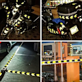 Miniatyrbillede 5 af 5: Reflekterende Tape 5cm x 25m, Pil Hvepsevæv Reflekterende Advarselstape til Trailere - Gul/Sort