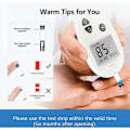 Miniatyrbillede 2 af 5: Blodsukkermåler Diabetes Test Kit med 50 No-Coding Test Strips, 50 Lancets