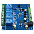 Miniatyrbild 5 av 5: 7-24V 4-kanals Modbus Rtu Relämodulomkopplare RS485/TTL UART Kommunikationsgränssnittsanslutning Kontroll 8-bitars MCU