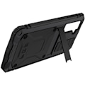 Miniatyrbilde 1 av 5: Etui for Galaxy S21 plus 360 Full Metal + TPU Armor Stand for S21 + Svart Støtsikkert Etui