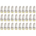Miniatyrbild 1 av 5: 30-pack T5 1-5050-SMD LED-instrumentbelysning för bil/motorcykel, indikatorlampa, instrumentpanel (vit)