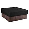 Miniatyrbild 4 av 4: Fyrkantig poolskydd, solskydd för pool, elastisk fåll, hållbart UV-skydd för spa-skydd, skyddande utomhusskydd för simning
