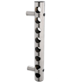 Miniatyrbillede 1 af 5: Høj kvalitet vinflaskeholder Rustfrit stål flaskeholder Bar Hjem Opbevaring Køkkenreol 8 huller