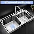 Miniatyrbillede 5 af 5: 1 stk Håraffløbsfilter til afløb, Afløbsfiltre, Silikon Køkkenvaskfilter, Hårlækagebeskyttelse Vask, Skridsikker og Vandafvisende Design (Grøn)