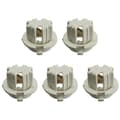 5 kpl auton takavalon jarruvalon lampunpidike P21W polttimon pidike 63216943036 For- X3 X5 E53 E65 E66 E83 E70