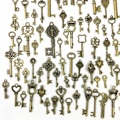 Pikkukuva 4 / 5: 125 kpl Sekalaisia Metalli Retro Antiikkipronssi Vintage Pronssi Vanha Ulkonäkö Koristeelliset Steampunk Avaimenriipukset Riippuva DIY