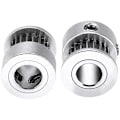 Miniatyrbillede 2 af 5: 5 stk. 20 Tands 10 mm Bredde Aluminium Legering Timing Belt GT2 Trinse Passer til CR10 CR6 SE 3D Printer (8 mm Hul)