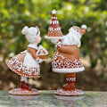 Miniatyrbillede 4 af 5: Julepynt i harpiks, juledekorationer, soveværelsesindretning, 7,1 x 9,6 x 19,5 cm