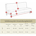 Miniatyrbilde 5 av 5: Armløs Sofadekke 3-seters/2-seters Stretch Sofadekke for Sofaseng S