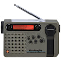 Miniatyrbild 1 av 5: Utomhus nödradio bärbar radio AM FM SW solenergi vevradio med LED ficklampa SOS-larm-grön
