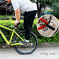 Miniatyrbilde 5 av 5: 1 par 100 x 28mm sklisikre sykkelpinner i aluminiumlegering, BMX-pinner, sylindrisk fotstøtte for BMX-sykler, sykkelpedal, laget av kraftig aluminiumlegering
