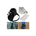Miniatyrbild 4 av 5: HSS Skärguide Multiverktyg Rotationsfäste Kit Borrbit Rotations Multi Skärverktyg Skärguide Kontrollerad Skärning Kit - 11 Set GrooFoo-DENUOTO