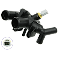 Miniatyrbillede 4 af 5: BB3Q8A586AA BB3Q8A586AB Motor Termostat Hus Køling Flange til 2.2 Tdcl Transit MK7 MK8 2.2 RWD
