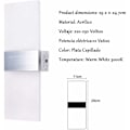 Miniatyrbillede 2 af 5: Indendørs væglampe LED 12W Glasvæglampe Enkel Design Børstet Grå til Soveværelse Stue Badeværelse 29CM [Energiklasse A+]