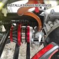 Pikkukuva 5 / 5: Punainen 2-tahti 47cc 49cc kaasutin ilmanpuhdistinvaihdolla Mini ATV Quad Carb Go Kart Scooter Moped Dirt Bike