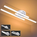 Miniatyrbillede 1 af 5: LED Loftlampe, 21W Moderne Parallel Strim Design Loftlampe med 3 Parallel Strim Lys til Stue Soveværelse Spisestue