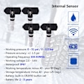 Miniatyrbild 5 av 5: Integrerad däcktrycksövervakning TPMS däcktrycksensor biltillbehör