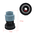 Miniatyrbillede 2 af 5: 1 stk. IBC Tank Adapter S60X6 til 32mm lige slangetilbehør til havevandsrør