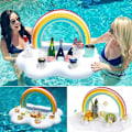 Miniatyrbilde 5 av 5: Oppblåsbar drikkeholder, oppblåsbar bardisk, oppblåsbar drikkeholder til basseng, spa-bøyebeger, oppblåsbar begerholder til basseng, oppblåsbar flytende begerholder