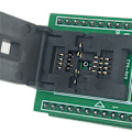 Miniatyrbilde 4 av 5: QFN8 DFN8 WSON8 Programmeringssokkel Pin Pitch 1,27 mm IC Kroppsstørrelse 6X8mm Clamshell Testsokkel ZIF Adapter Kelivn Sokkel