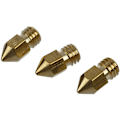 Miniatyrbillede 1 af 4: 3 stk. 0,4 mm 3D-printerdyse RepRap messing printhoved
