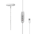 Miniatyrbild 1 av 5: LED-växtlampa, Halo-lampa för inomhusväxt odling, 2/4/8 timmars automatisk timer, för bonsai, suckulenter, små växter