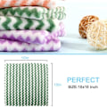 Pikkukuva 5 / 5: Mikrokuitu Puhdistusliina, 12 kpl Mikrokuitu Keittiöpyyhkeet, Ultra Imuva Dish Cloth, 25 25cm, Sekalaiset Värit
