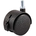 Miniatyrbild 4 av 5: 2 st Möbelrullhjul, 8 mm Skruvstam, 5 cm Hjuldiameter, Svart