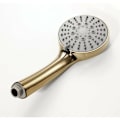 Miniatyrbillede 4 af 5: Håndholdt Bruseshower Højtryk 5 Funktioner Bruseshower Vandbesparende Håndbruseshower ABS Børstet Guld Regn Håndholdt Bruseshower med Silikon W