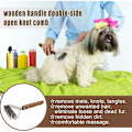 Miniatyrbillede 3 af 5: Coat King Rake Pet Undercoat Rake Hund Dematting Kam Pet Grooming Børste Deshedding Værktøj 17+9 Dobbeltsidet Tænder Undercoat Rake (DUAL)