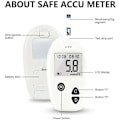 Miniatyrbillede 5 af 5: Blodsukkermåler Diabetes Test Kit med 50 No-Coding Test Strips, 50 Lancets