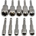 Pikkukuva 1 / 5: Magneettinen kuusiokoloavain 10 kpl Iskuväänninhylsysarja 6-15 mm, Magneettinen kuusiokoloavainhylsysarja Magneettinen 1/4 kuusiokoloavainhylsysovitin