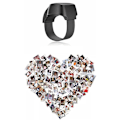 Miniatyrbild 5 av 5: Bärbar MiNi Bluetooth 5.1 Telefon Selfie Fjärrkontroll Ring Trådlös Smart Fjärrkontroll Ring(Svart)